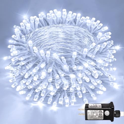 82FT 250 LED String Lights Indoor, White Christmas Lights Outdoor - color: Cool White, size: 82FT 250LED
