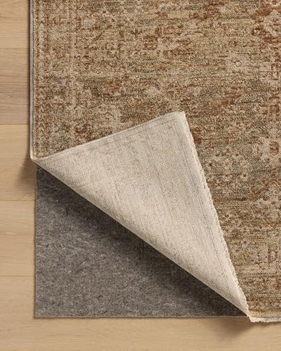 Loloi Magnolia Home Junie Spice/Multi 5'-3" x 7'-6" Area Rug - color: Spice / Multi, size: 5'3" x 7'6" (Rectangular)