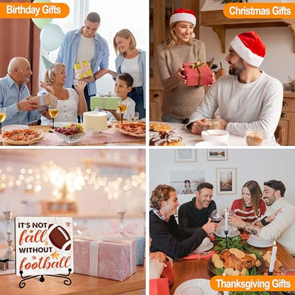 DETIHO Fall Decorations for Home, Thanksgiving Gift Centerpieces for Tables - style: FOOTBALL SEASON