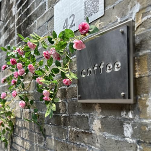1X 6FT Fake Rose Garland, Flower Garland,Artificial Flower wild Rose Vine - color: Pink, size: 1