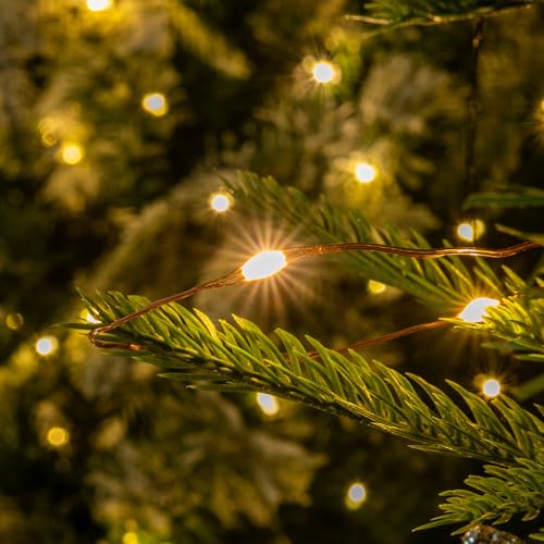 100FT 300LED Fairy Lights Plug in Copper Wire for Bedroom Christmas - color: Copper wire, size: 100FT 300LEDs