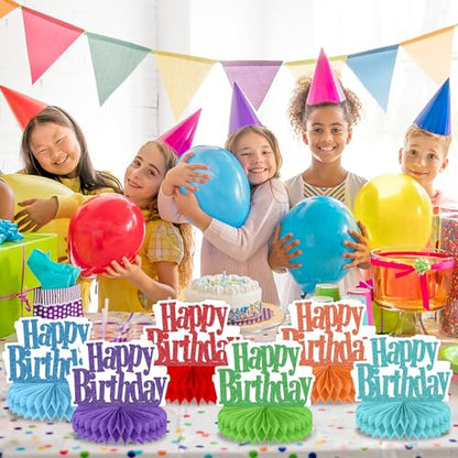 12Pcs Happy Birthday Centerpieces Table Decorations
