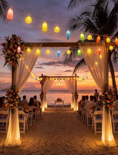 8.5Ft Popsicle and Lemon String Lights Outdoor, 10 LED Party Lights Plug in - color: Popsicle and Lemon String Lights