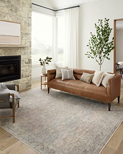 Loloi Angela Rose Blake Sky/Beige 7'-10" x 10'-2" Area Rug - color: Sky / Beige, size: 7'10" x 10'2" (Rectangular)