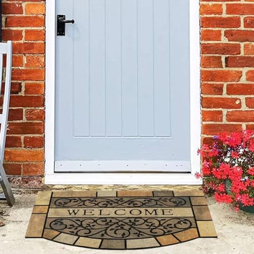 CHICHIC Front Door Mat 17"x29" Outdoors Mat Heavy Duty Welcome Mat, Vine - size: 17" x 29"