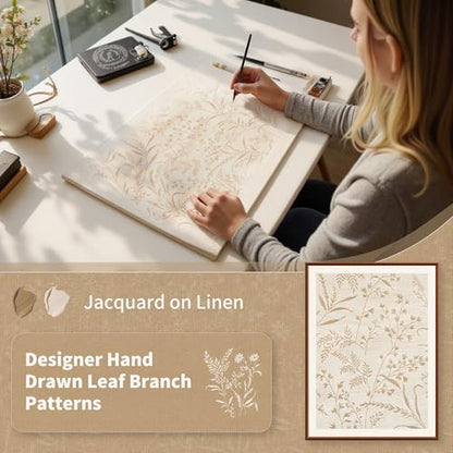 BGment Oatmeal Linen Curtains 63 Inch Length for Living Room 2 Panels - color: Oatmeal, size: 52"W x 63"L (Pack of 2)