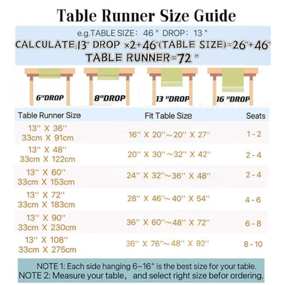 Wracra Rustic Linen Table Runner,Light Coffee Table Runners 108 inches Long - color: Light Coffee, size: 13"×108"