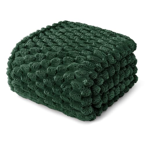 Whale Flotilla Soft 3D Fleece Throw Blanket for Couch & Bed, Emerald Green - color: Emerald Green, size: Throw(50x60 Inch)