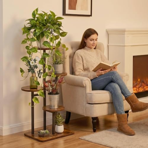 4 Tier Plant Stand Indoor, Multiple Plant Stands for Indoor Plants