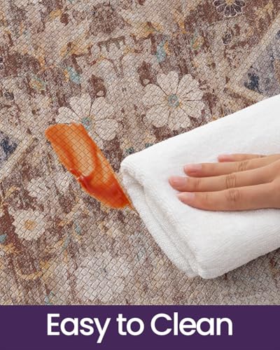 DEXI Kitchen Floor Mats Cushioned Anti Fatigue Runner Rug, 24x59 Reddish - color: Brown, size: 59"L x 24"W x 0.4"Th