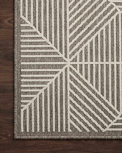 Loloi Rainier Natural/Ivory 5'-3" x 7'-7" Area Rug - color: Natural / Cream, size: 5'3" x 7'7" (Rectangular)