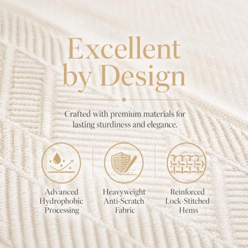Square Linen Tablecloth Waterproof Spillproof Cloth, 55x55 Inch - color: Beige Bd, size: 55"x55"fits 4 seats (table length 31"-37")