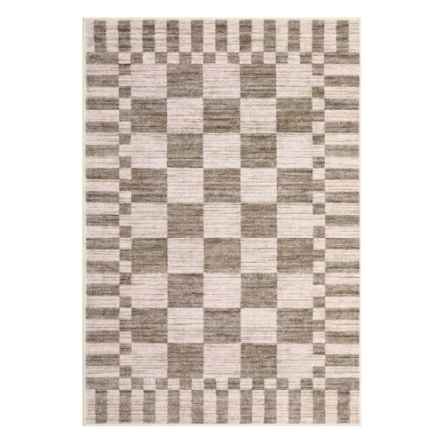 GarveeHome 2x4 Kitchen Runner Rug Non Slip Washable Runner Rug for Hallway - color: Brown, size: 2' x 4' (Rectangular)