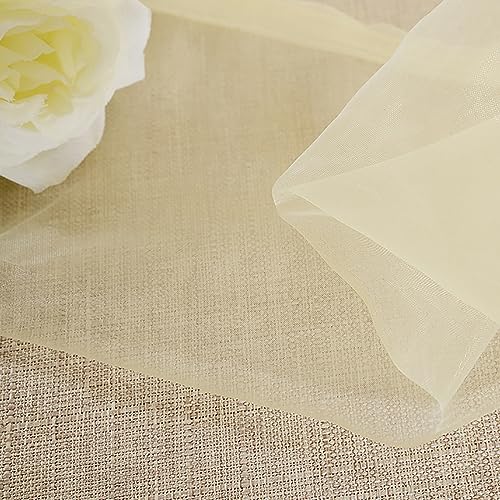Ufurty 2pcs Willow Leaf Window Curtain Voile Tulle Sheer Vine Curtains - color: Yellow Leaf, size: 39.4"W x 78.7"L (Pack of 2)