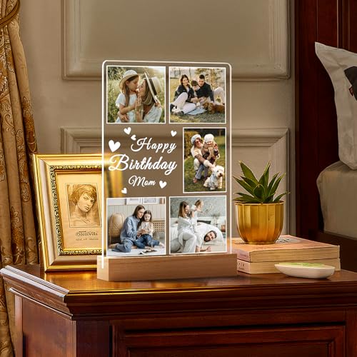 Custom Picture Frames, Personalized Mom Birthday Gifts for Mom Kids Baby - color: Style 03