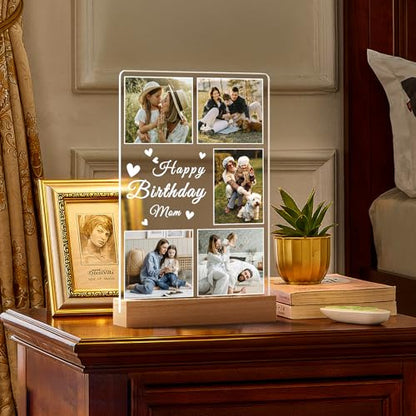 Custom Picture Frames, Personalized Mom Birthday Gifts for Mom Kids Baby - color: Style 03