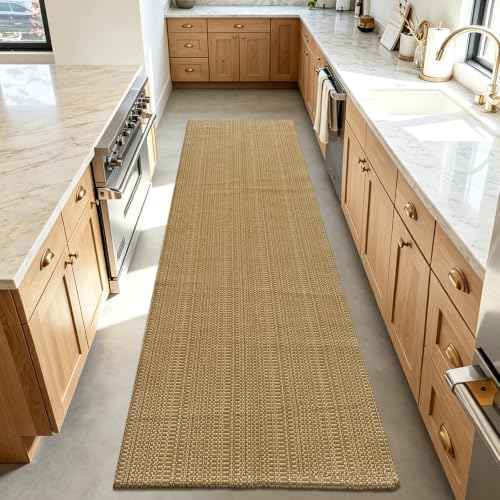 Faux Jute Rug,2x6 Braided Runner Rug for Hallway,Kitchen,Bathroom. - size: 2' x 6' (Rectangular)