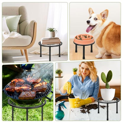 Sbosbo 6 Pack Metal Plant Stands Heavy Duty Plant Stand for Indoor Outdoor