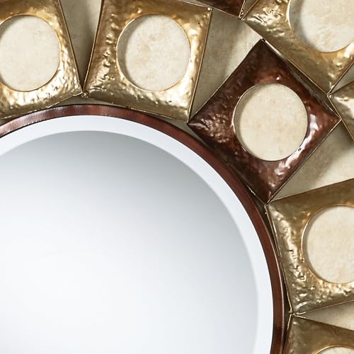 Touch of Class Giachetta Round Wall Mirror Multi Metallic