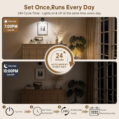 Spotlights Indoor with Remote, 5500Mah Rechargeable Picture Lights on Wall - color: Black-5500mAh