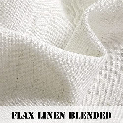 H.VERSAILTEX Heathered Natural - color: Heathered Natural, size: 52"W x 63"L (Pack of 2)