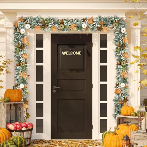 Waipfaru Fall Decor, 6 Ft Fall Garland for Mantle - size: 1 Pc, 6FT