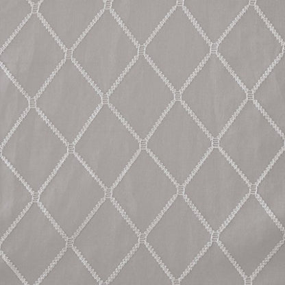 Madison Park Sheer Curtain Scarf for Kitchen, 1 Panels 50x144 Grey - color: Grey, size: 50"W x 144"L (Pack of 1)