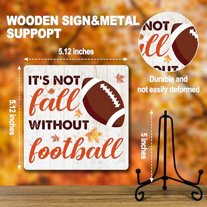 DETIHO Fall Decorations for Home, Thanksgiving Gift Centerpieces for Tables - style: FOOTBALL SEASON