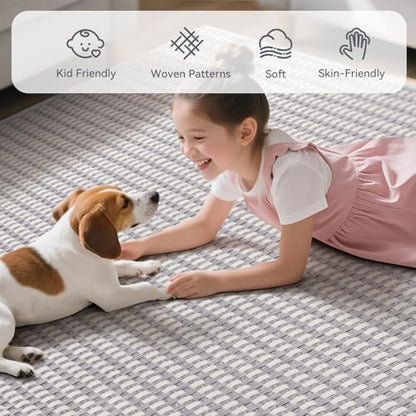 YDKGL 3x5 ft Area Rug Entryway Runner Kitchen Rugs Non Slip Washable Gray - color: A- Light Grey, size: 3' x 5'
