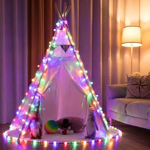 10Ft 20 LED Globe String Lights, Crystal Ball Fairy Lights for Indoor Outdoor Bedroom, Wedding, Patio, Garden, Holiday and Party Decoration - color: colorful, size: 3M