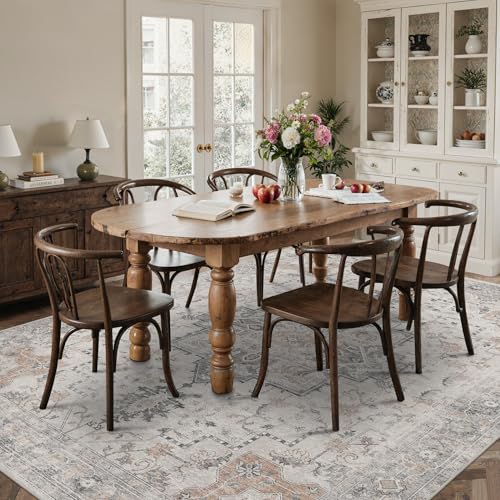 BESBLEE 9x12 Area Rug for Living Room,Washable Non Slip, Light Taupe Brown - color: Light Taupe Brown, size: 9' x 12' (Rectangular)