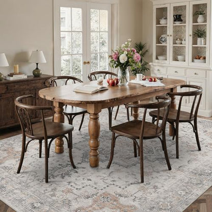 BESBLEE 9x12 Area Rug for Living Room,Washable Non Slip, Light Taupe Brown - color: Light Taupe Brown, size: 9' x 12' (Rectangular)