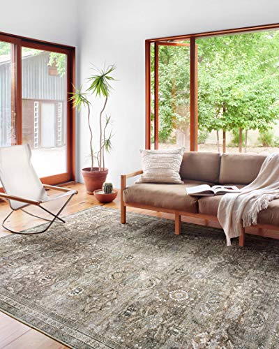 Loloi Layla Antique/Moss 2'-3" x 3'-9" Accent Rug - color: Antique / Moss, size: 2'3" x 3'9" (Rectangular)