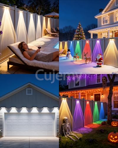 Outdoor Deck Lights 16 Pack, 100ft Smart RGB Outdoor Lights, APP - size: 100Ft-16Pack