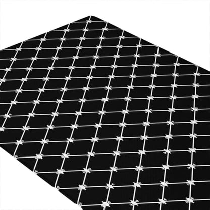 Feelyou Black White Geometric Kitchen Rugs Sets 2PCS Easy Geometric Stripe Line Kitchen Mats for Floor Modern Art Cushioned Anti Fatigue Simple Style Waterproof Non-Slip Rugs Accessories - color: Black White