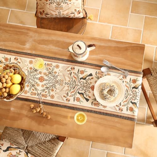 bilin gaier Designer French Linen Table Runner,87"x12"-Seville - color: Seville, size: 12"*87"