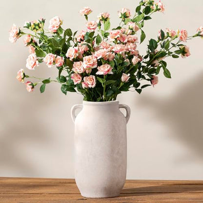 Vanselia Ceramic Flower Vase Home Table Decor Living Room Farmhouse 12 in - color: 12" Rustic