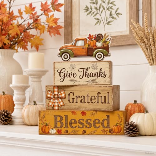 Thanksgiving Decor, Truck Fall Decor, Fall Decorations for Home
