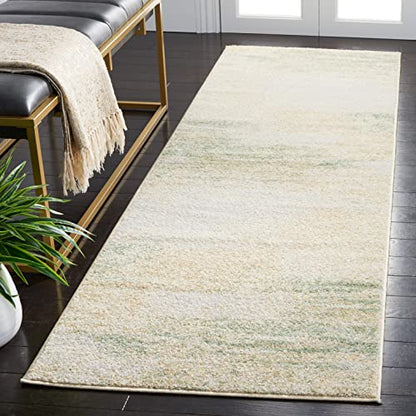 SAFAVIEH Adirondack Runner Rug 2'1"x8', Modern Silver & Black ADR112A - color: Silver/Black, size: 2'1" x 8' (Runner)