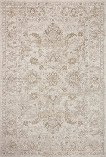 Loloi Odette Ivory/Beige 5'-3" x 7'-9" Area Rug
