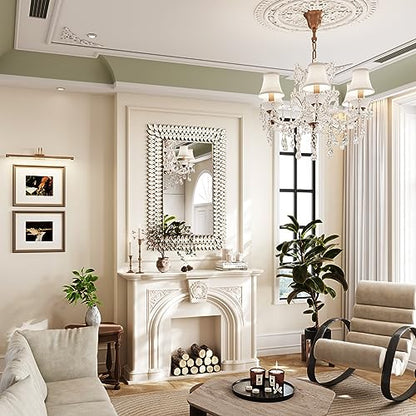 Kelly Miller 24"x36" Jeweled Luxury Rectangle Decorative Wall Mirror - size: 36"L x 24"W