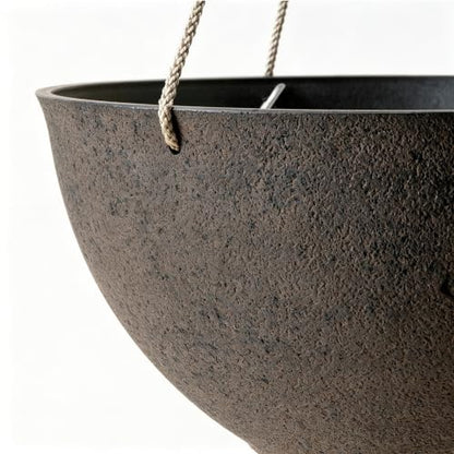 LA JOLIE MUSE Hanging Planter Baskets for Outdoor Plants, Set of 2, 13 Inch - color: New Iron Color
