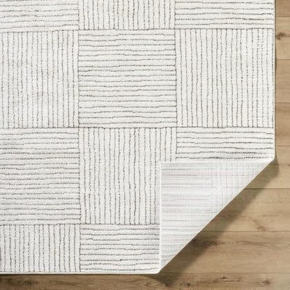 Livabliss x Galey Alix Architect II Modern Geometric Area Rug, 6'7" x 9' (7' x 9'), Brown - color: Brown, size: 6'7" x 9' (Rectangular)