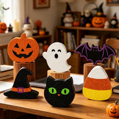 6pcs Halloween Table Decor Indoor, Halloween Decorations for Home - style: Halloween