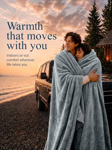 Utopia Bedding Soft Fleece Bed Blanket Throw Size Ash Grey (50x60 Inch) - color: Ash Grey, size: Throw (50x60 Inch)