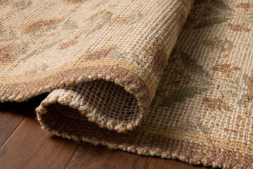 Loloi Chris Loves Julia Rue Wheat/Sage 5'-0" x 7'-6" Area Rug - color: Wheat / Sage, size: 5' x 7'6" (Rectangular)