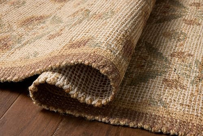 Loloi Chris Loves Julia Rue Wheat/Sage 5'-0" x 7'-6" Area Rug - color: Wheat / Sage, size: 5' x 7'6" (Rectangular)