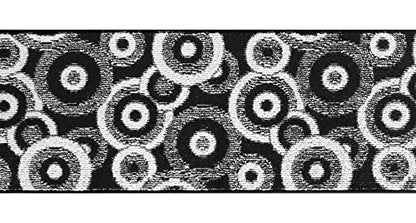 REMNAZ Custom Size Hallway Runner Rug, Geo Black, 31 in x 6 ft - color: Geo / Black, size: 31 inch Width X 6 Feet Length