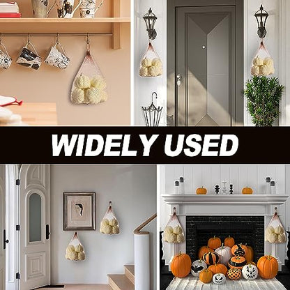 Artgar Pumpkin Decor - White Pumpkin - 10 PCS Mini Pumpkins Harvest Set - color: 10pcs Beige Pumpkins