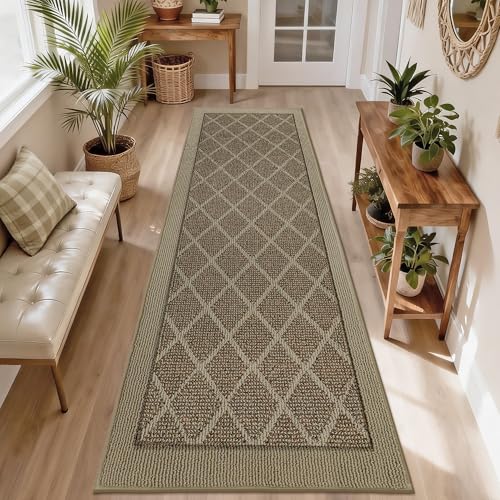 COSY HOMEER Hallway Runner Rugs Door Mat 2x8 Ft Dirt Trapper,Beige - color: Beige, size: 2' x 8' (Rectangular)